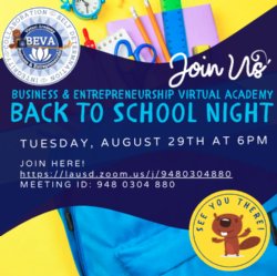 Back to School Night!